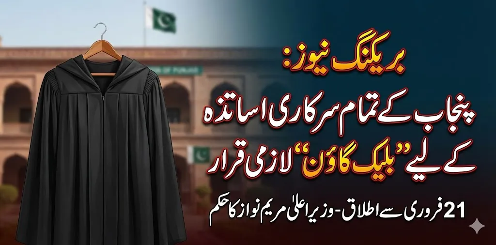 official notification-professional-dress-code-black-gown