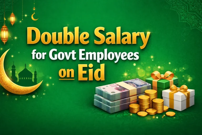 Govt Employees Double Salary on Eid ul Fitr 2026
