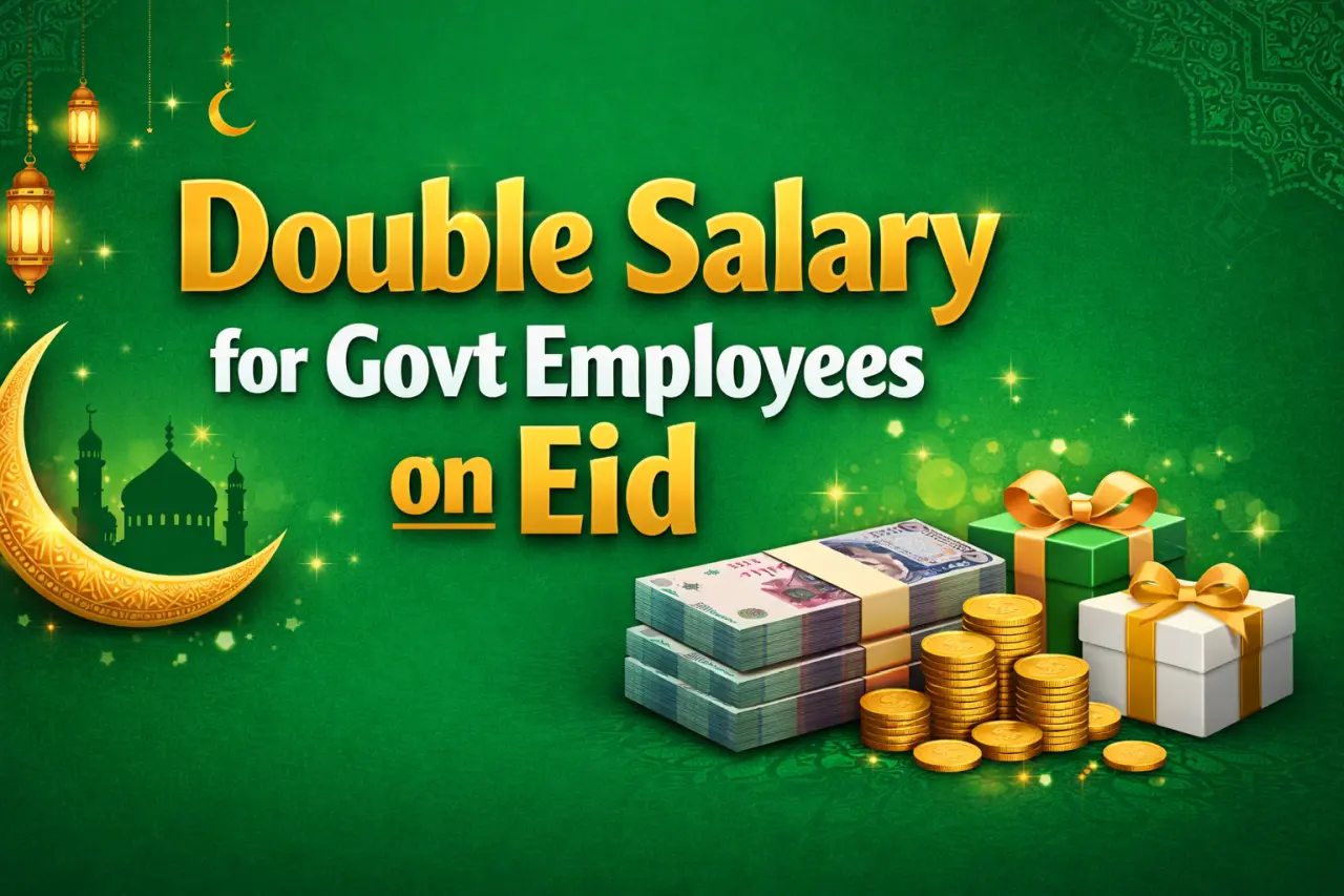 Govt Employees Double Salary on Eid ul Fitr 2026