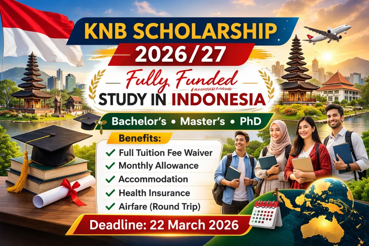 KNB Scholarship 2026 2027 – Study in Indonesia on Full Scholarship