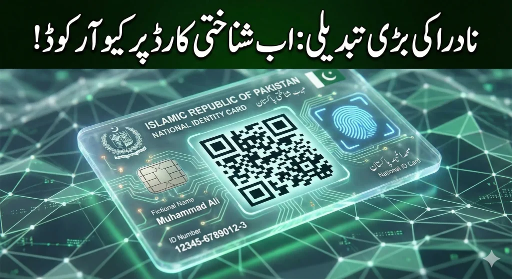 CNIC Having QR Code on it - New NADRA Rules 2026