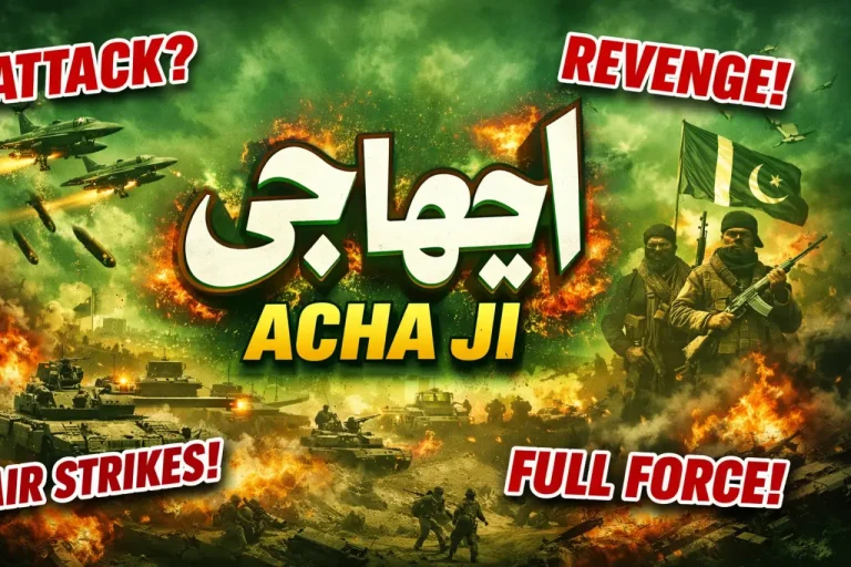 Viral “Acha Ji” Video – A Strong Patriotic Response from Pakistan