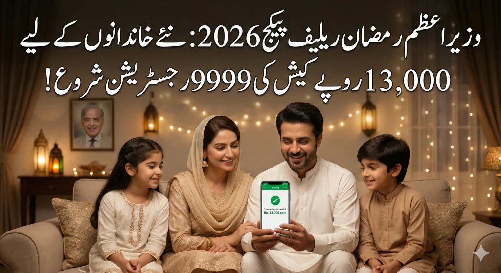 PM Shehbaz Sharif 13000 Financial Aid Registration 2026 via 9999 SMS and Portal