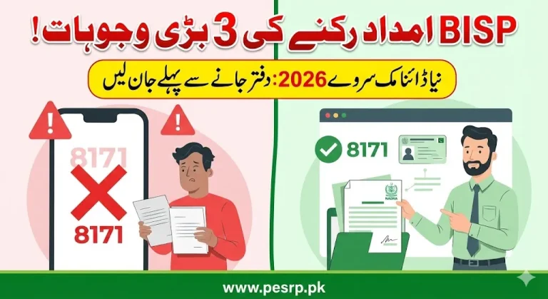 How to register 8171 BISP Payments
