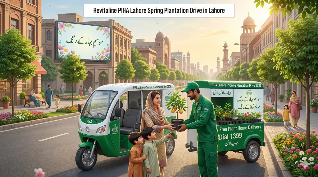 Free Plants for Lahore help line 1399 for Free Plants home delivery Program 2026