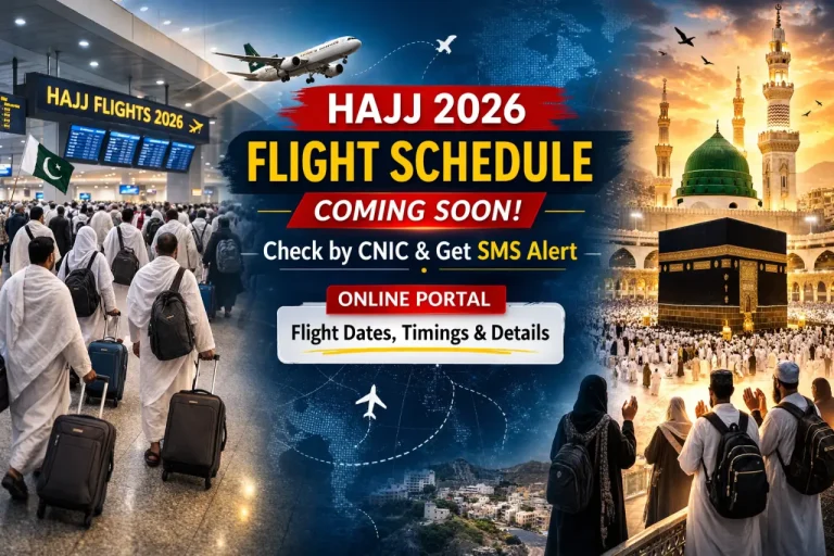Hajj 2026 Flight Schedule