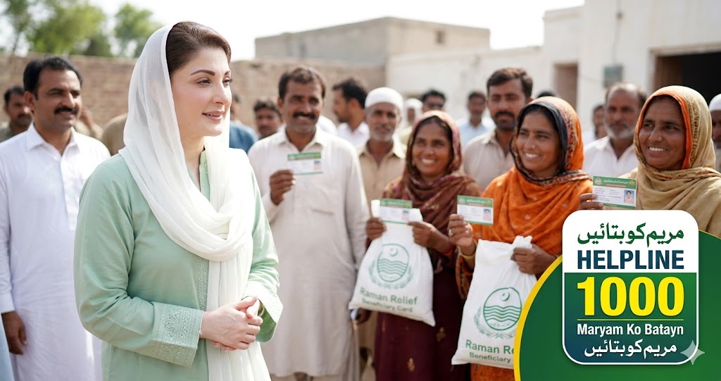 Maryam Ko Batayn helpline 1000 for Ramzan Relief Program 2026 to get 10000 Cash as financial aid.