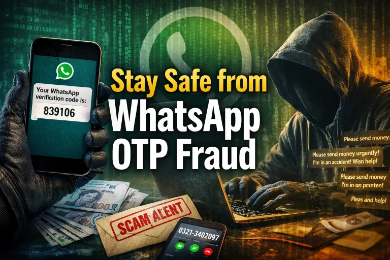 او ٹی پی فراڈ سے کیسے بچیں؟ واٹس ایپ ہیکنگ کا نیا طریقہ اور مکمل رہنمائی