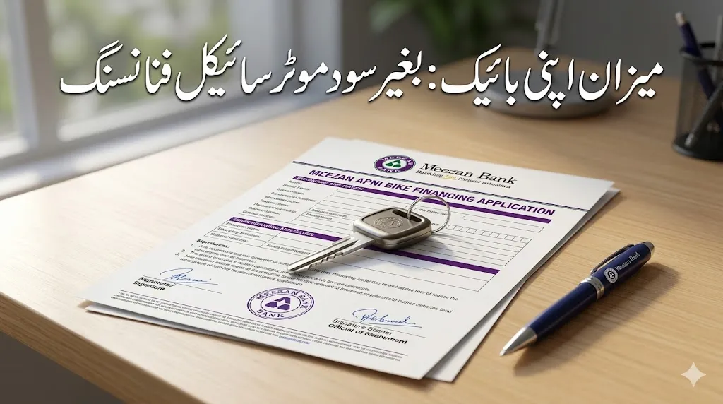 Bike on zero Markup through Meezan Bank