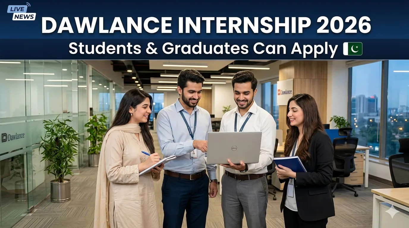 Dawlance Fresh Start Internship Program 2026 for university students and graduates in Pakistan