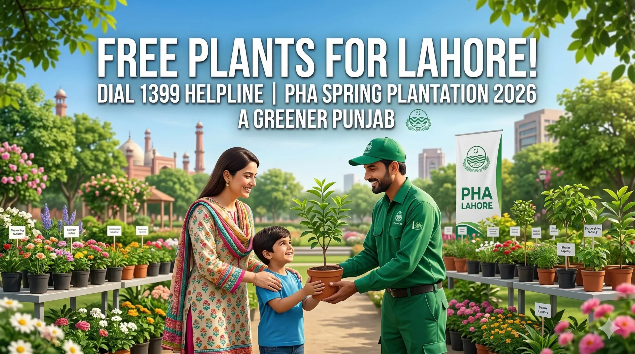 Free Plants delivery in Lahore- complete guide