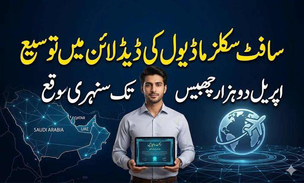 Pakistani Skilled Workers Airport Departure Saudi Arabia Riyadh Dubai Doha Jobs Soft Skills Module Training Certificate Verified Success Legal Migration Overseas Employment 2026