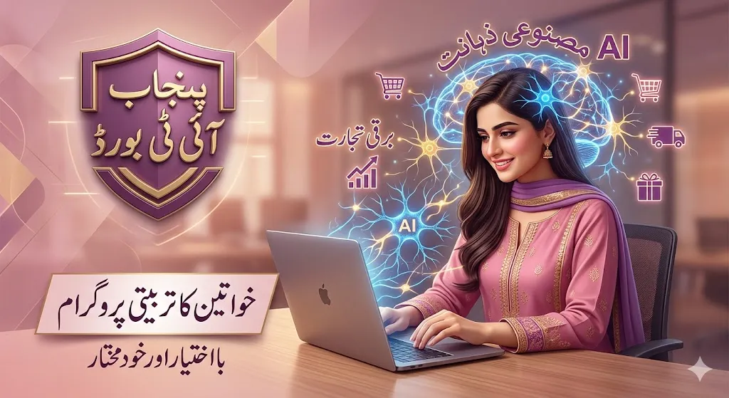 PITB SheWins Program 2026 Online Registration for Women AI Digital Marketing and E-commerce Course Punjab IT Board