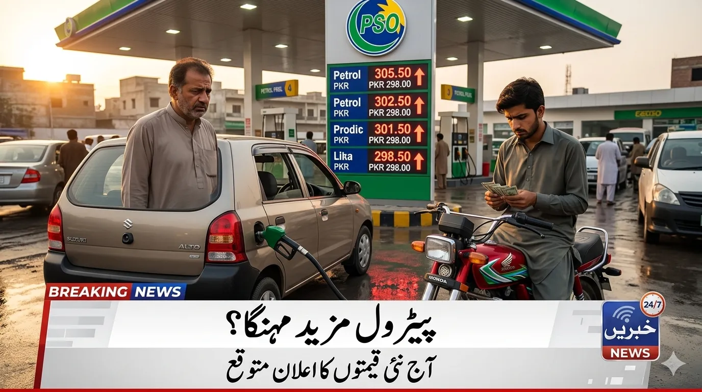 Petrol price increase update-2026 in Pakistan as government prepares to announce new petroleum prices