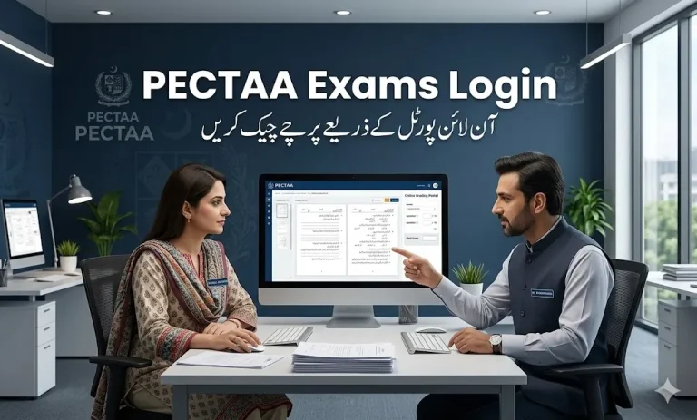 PECTAA exams checking online system for teachers Punjab