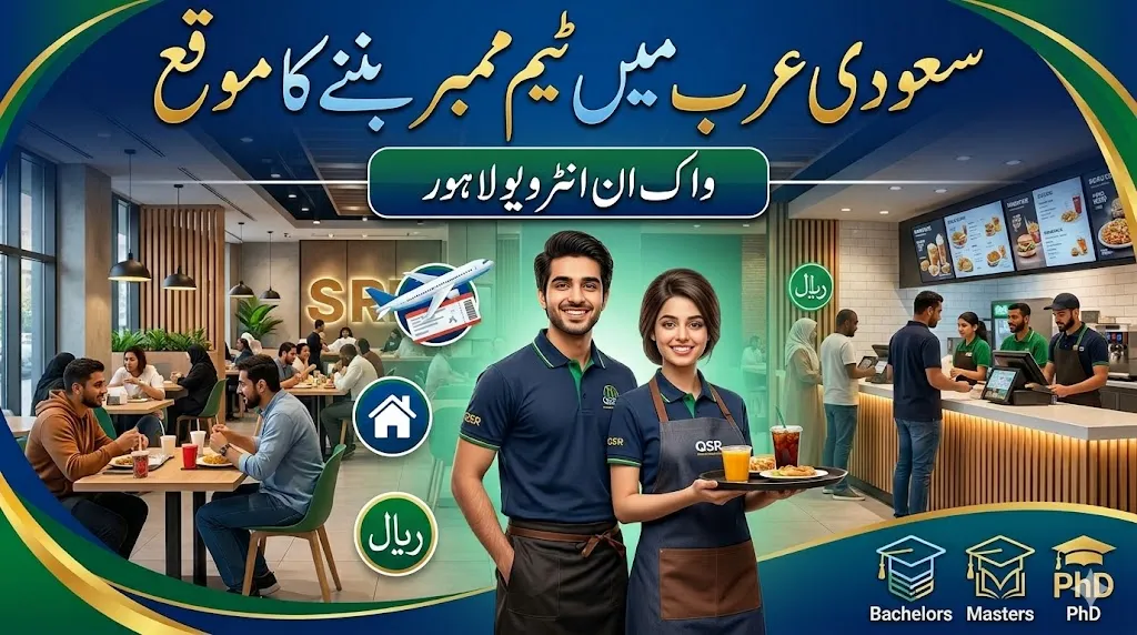 متبادل متن (Alt Text): PSDF Tabeer Saudi Arabia Team Member Jobs 2026 Walk in Interview Lahore Requirement Benefits Salary