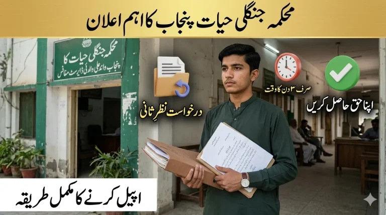 Punjab Wildlife Department Appeal Process Inspector Forest Shortlist Review Forest Ranger Job Rejection Appeal Conservator of Forest Office Punjab Recruitment Grievance Redressal