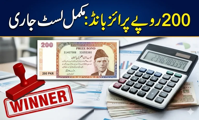 Rs 200 Prize Bond Draw Full List of 16 March 2026 Lucky Winners and Complete Prize Claim Process