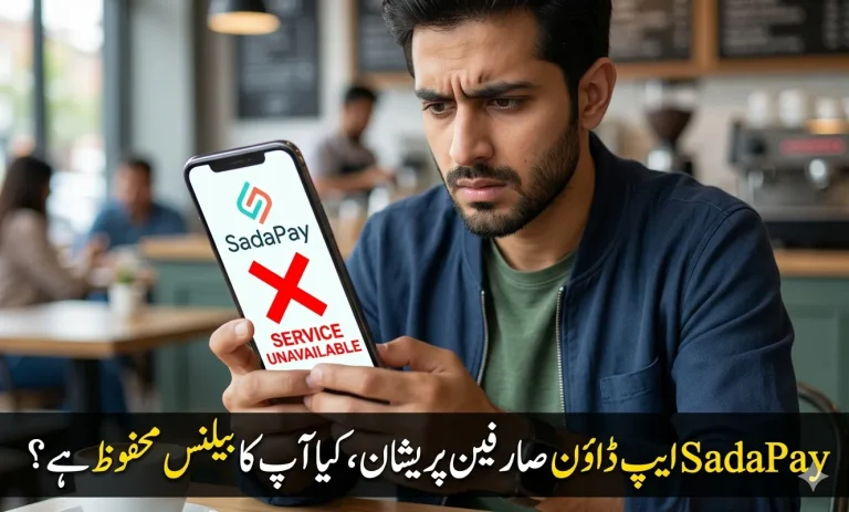 SadaPay app down Pakistan outage reasons user concerns balance safe 2026