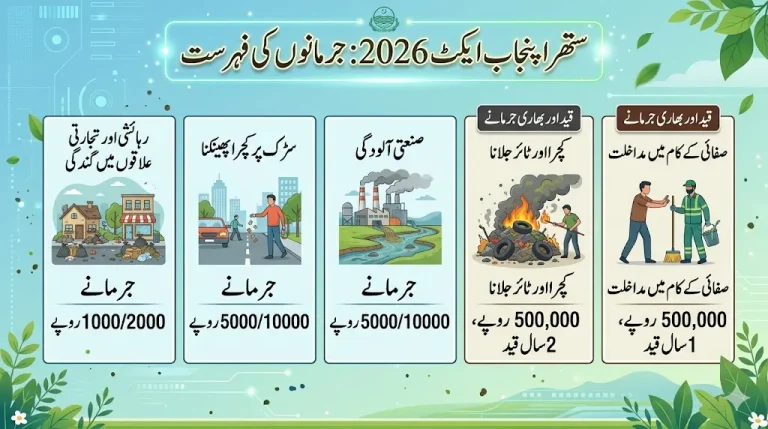 Punjab Laws Cleanliness Waste Management Fines List 2026 Suthra Punjab Mission Penalties