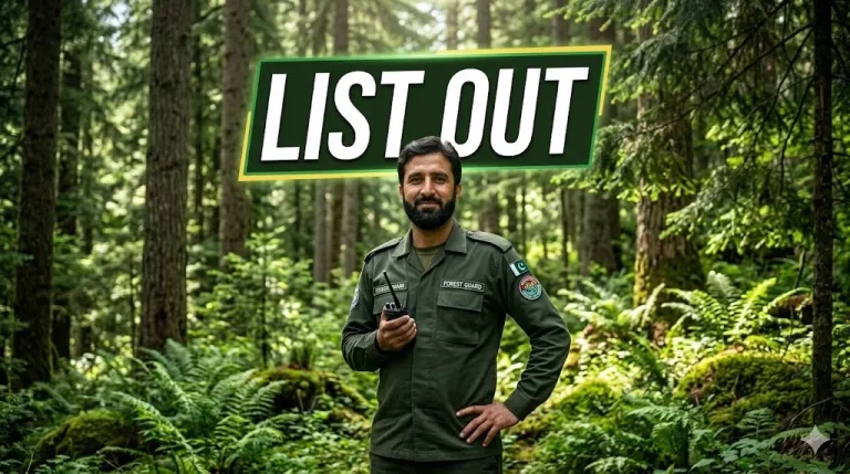 Forest Rangers and Forest Inspector candidates list 2026