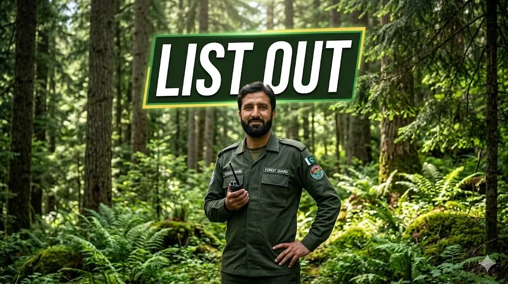 Forest Rangers and Forest Inspector candidates list 2026