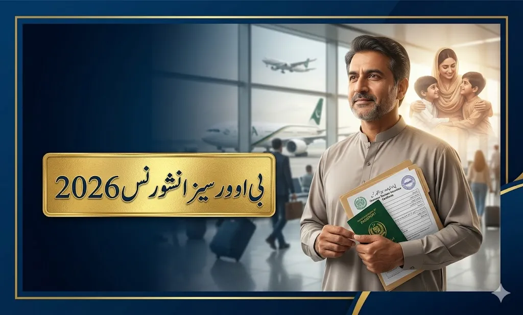 BEOE Overseas Insurance 2026 coverage for Pakistani workers including 10 lakh compensation and 5 year policy