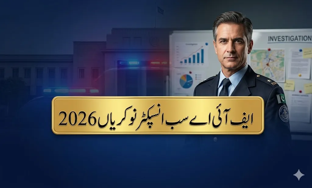 FIA Sub Inspector Jobs 2026 eligibility criteria and recruitment details for Pakistan graduates