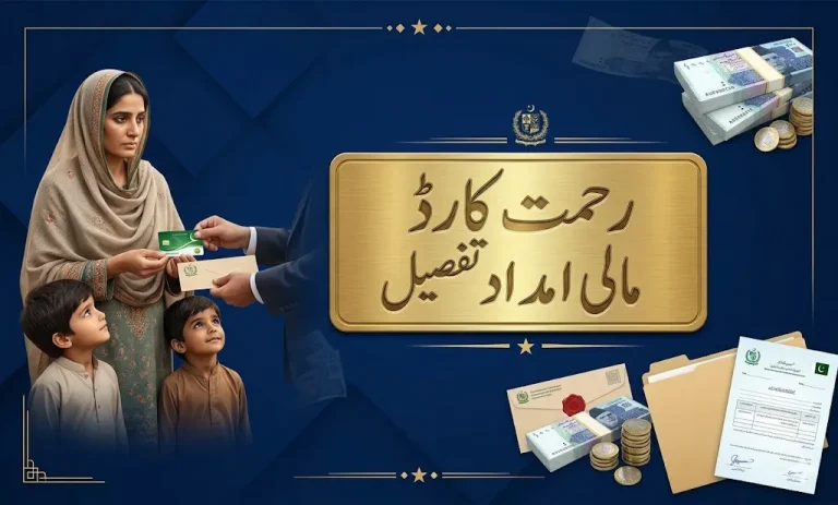 rehmat card financial assistance 2026 widow payment 50000 100000 orphan stipend details