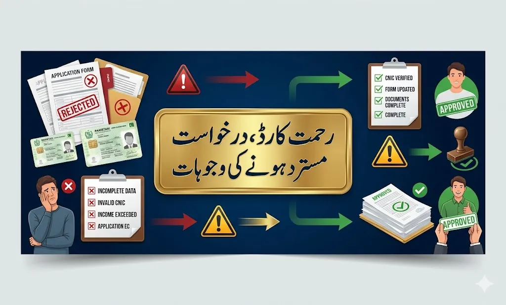 rehmat card application rejection reasons 2026 mistakes approval tips Punjab scheme