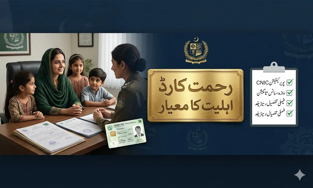 rehmat card eligibility criteria 2026 who can apply Punjab widow orphan requirements