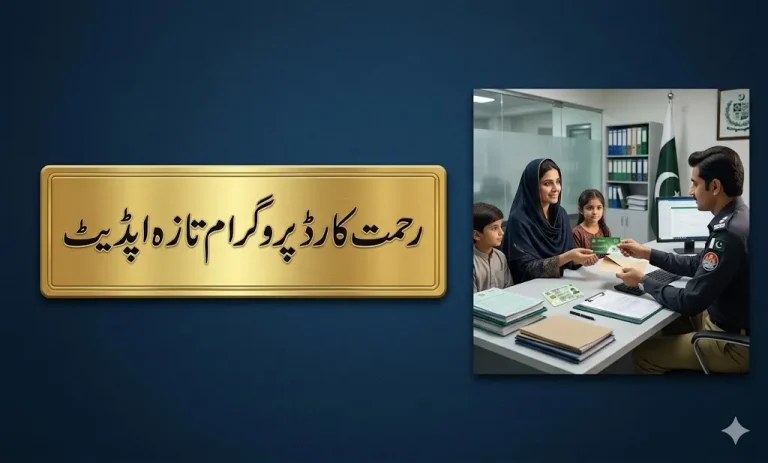 Latest Update on Rehmat Card Program 2026 – Apply Online via Punjab Social Welfare Portal