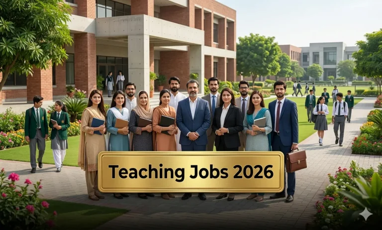 Teachers and students at Nawaz Sharif School of Eminence Lahore campus for 2026 teaching job