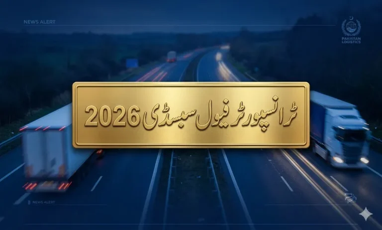 Transporter fuel subsidy scheme 2026 Pakistan online registration via Pak App for commercial vehicle owners and logistics support program