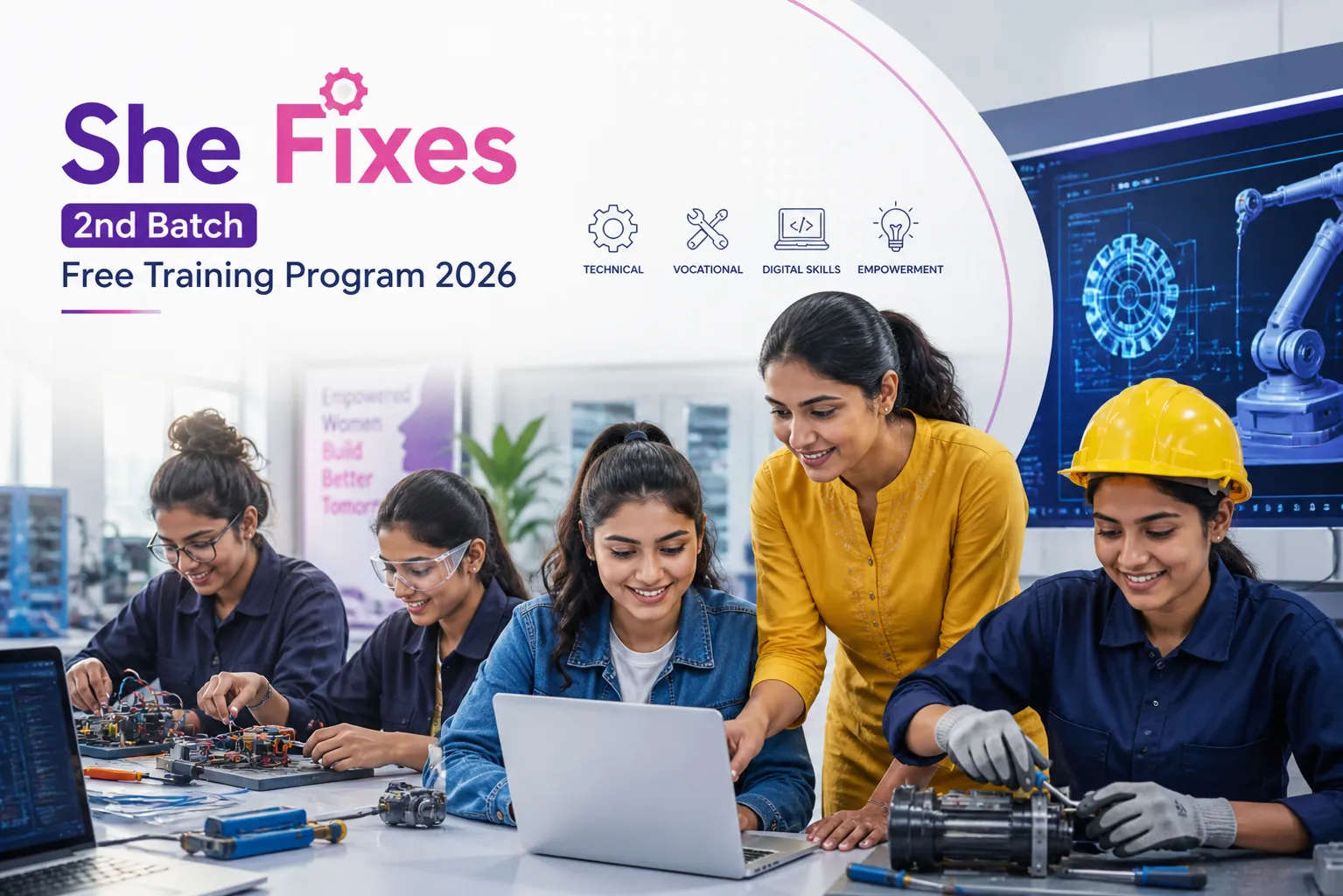 Free training program under She Fixes Batch 2 started