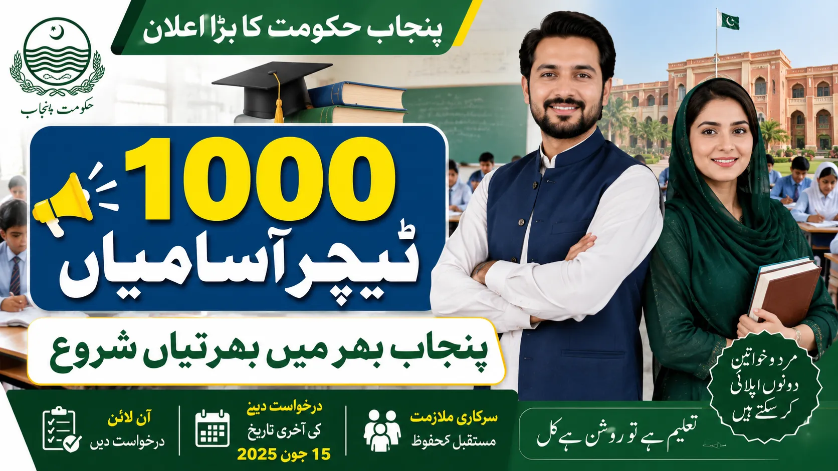 Govt Teaching Jobs in Punjab